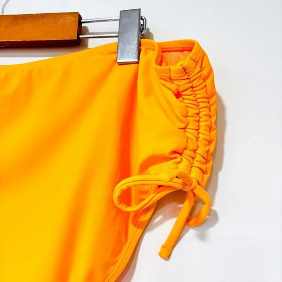 CATALINA – Tangerine knotted swimsuit bottom | X-Large • - Picture 3 of 7